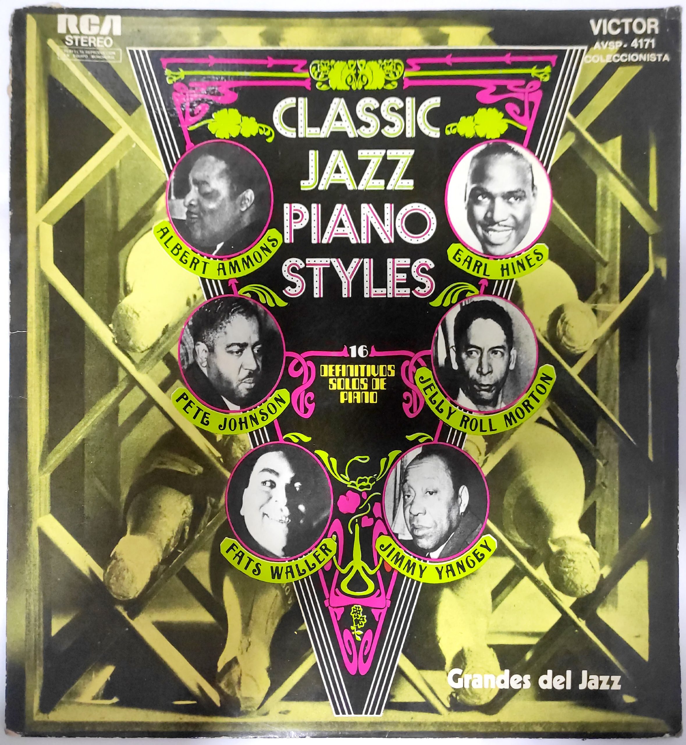 Various – Classic Jazz Piano Styles Vinyl Record 1967 Argentina