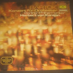 Bartok Concerto For Orchestra Karajan DGG 2535 202 LP