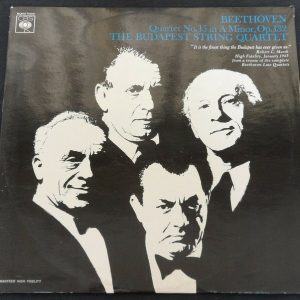Beethoven Quartet No. 15  Budapest String Quartet CBS 72103 ED1 lp ex
