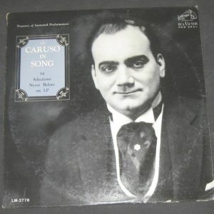 Caruso in Song RCA LM 2778 lp 1965
