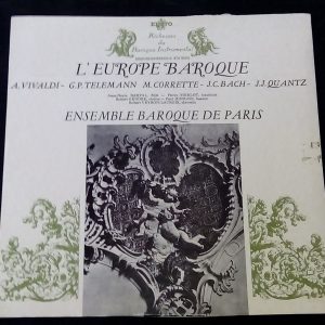 Ensemble Baroque De Paris ?? L’ Europe Baroque Erato STU 70331 LP