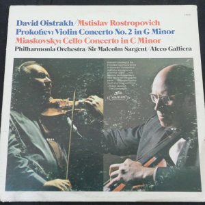 Prokofiev , Miaskovsky , Oistrakh , Rostropovich ‎- Violin / Cello Concerto lp