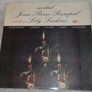 Rampal & Laskine Recital Krumpholz Rossini Faure Etc Erato STU 70226 ED1 lp EX