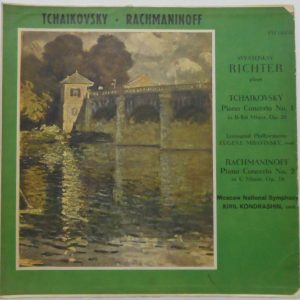 SVYATOSLAV RICHTER – Tchaikovsky / Rachmaninoff Piano Concertos LP VOX VH-30050