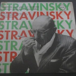 Stravinsky Capriccio / Concerto  Brendel / Zelka  VOX PL 10.660 LP EX 1959