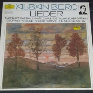 Alban Berg Lieder Fischer-Diskau Marshall Lovaas Reimann Parsons. DDG LP