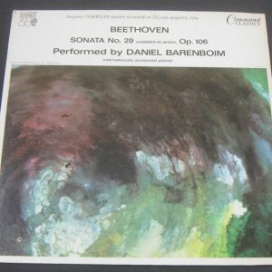 BARENBOIM – Beethoven Piano Sonata No. 29 COMMAND 35mm CC-11026 SD lp EX 1964