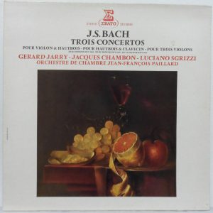 Bach – Three Concertos For Violin & Oboe JARRY CHAMBON SGRIZZI Pillard Erato