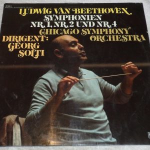 Beethoven  Symphonies Nr. 1, 2 , 4  Solti  Decca 29 560-0 2 lp EX