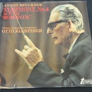 Bruckner Symphony No. 4 Romantic Klemperer VOX Turnabout ‎ TV 37073S LP EX
