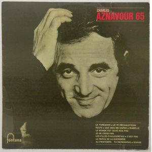 Charles Aznavour – Charles Aznavour 65 LP UK 1965 French Chanson Fontana