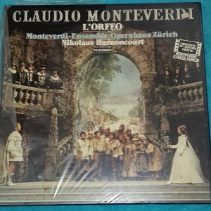 Claudio Monteverdi – L’Orfeo  Harnoncourt  Telefunken 6.35591 EK 2 LP Box Mint