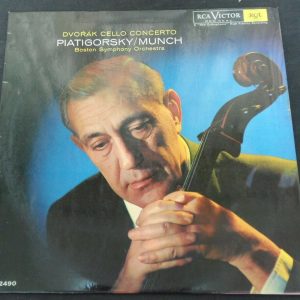 Dvorak Cello Concerto Piatigorsky / Munch RCA Victor LM 2490 lp ED1 ex