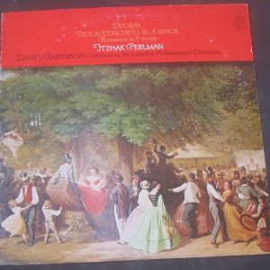 Dvorak Violin Concerto / Romance Perlman Barenboim Angel S-37069 LP