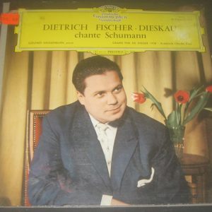 FISCHER-DIESKAU Sings SCHUMANN Weisenborn DGG DGM 18380 Tulips LP