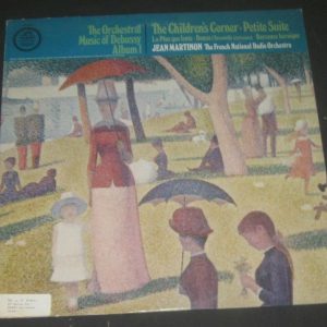 Orchestral Music of Debussy Children’s Corner, Petite Suite MARTINON ANGEL lp EX