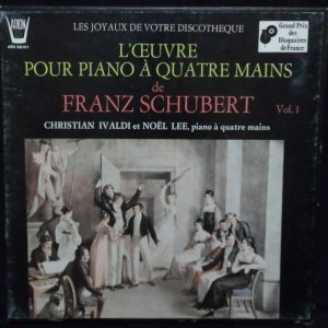 SCHUBERT – Works for Piano Four Hands 3 LP BOX SET Christian Ivaldi Noel Lee