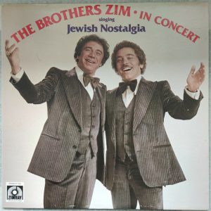 The Brothers Zim – In Concert – Singing Jewish Nostalgia LP 1978 Jewish Folk