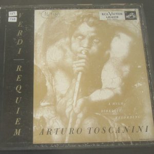 Verdi ‎– Requiem Toscanini RCA LM-6018 2 LP Box USA 50’s