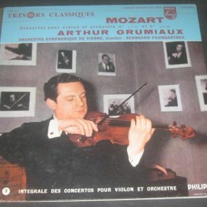 Arthur Grumiaux – Mozart Violin Concertos Paumgartner Philips – L 00.258 L lp