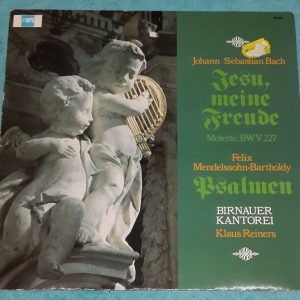 Bach Motette BWV 227 Mendelssohn Psalmen  Klaus Reiners MPS 48.001 LP EX