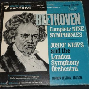 Beethoven Complete Nine Symphonies Josef Krips Murray Hill S-2694 7 LP Box EX
