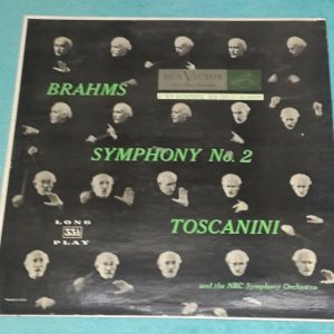 Brahms Symphony No. 2 Toscanini RCA LM-1731 LP USA 50’s