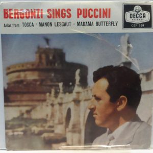 Carlo Bergonzi – Bergonzi Sings Puccini 7″ EP RARE DECCA CEP 581 classical arias