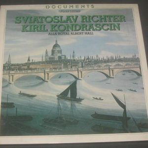 RICHTER / KONDRASCIN – Dvorak Chopin Listz Fonit Cetra – DOC 27 3 LP Box EX