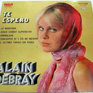 ALAIN DEBRAY – TE ESPERO LP 1973 rare argentina folk world music RCA AVS 4157