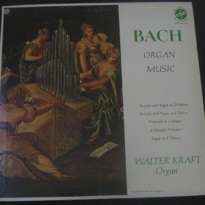 BACH Organ Music – Walter Kraft  VOX 511.440l lp EX