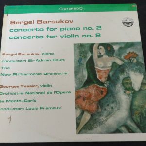 Barsukov Piano / Violin Concertos Boult Tessier Louis Fremaux Everest ‎3167 lp