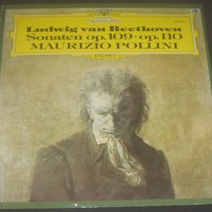 Beethoven Piano Sonata Op. 109 / 110 Maurizio Pollini DGG 2530 645 LP EX
