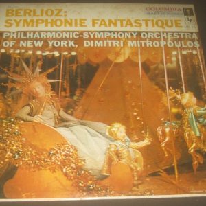 Berlioz Symphonie Fantastique Mitropoulos Columbia ML 5188 6 EYE lp