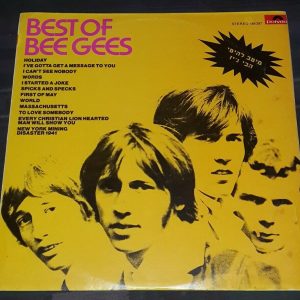Best of Bee Gees Hebrew Print Diff Cover Polydor 184297 Israeli lp Israel