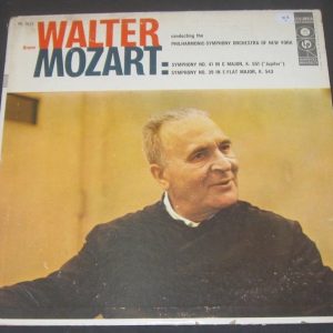 Bruno Walter – Mozart Symphony No. 41 & 39 Columbia ML 5014 6 Eye lp