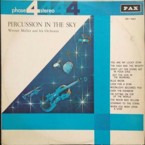 Werner Müller And His Orchestra – Percussion In The Sky LP Orig 1961 Laminated