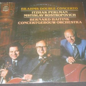 ?BRAHMS Double Concerto Perlman Rostropovich Haitink Angel SZ 37680 lp