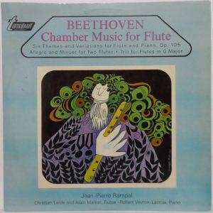 Beethoven – Chamber Music for Flute LP RAMPAL Veyron-Lacroix Turnabout TV 34059S