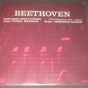 Beethoven Violin Concerto Menuhin Silvestri Electrecord ‎– STM-ECE 0772 LP EX