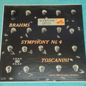 Brahms Symphony No. 4 Toscanini RCA LM-1713 LP USA 50’s