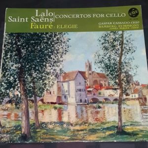 Cassado – Lalo / Saint Saens Cello Concerto , Faure Elegie Vox PL 10.920 lp Ed1