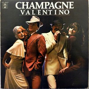 Champagne – Valentino LP 12″ Vinyl Record 1977 Synth Pop Europop Israel Pressing