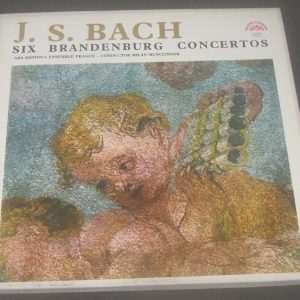 Bach – Brandenburg Concertos Milan Munclinger Supraphon 50 641 2 LP Box EX