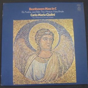 Beethoven – Mass in C Maria Giulini  Angel / EMI S 36775 lp EX