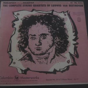 Beethoven Quartet No. 14  Budapest String Quartet Columbia ‎6–Eye ML 4585 USA LP