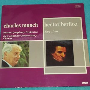 Berlioz – Requiem Munch RCA AVL2 0677 2 LP EX