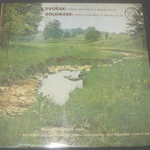 DVORAK / GOLDMARK Violin Concertos Gimpel / Reinhardt VOX PL 10290 lp ED1 1957