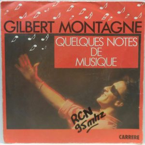 Gilbert Montagné – Quelques Notes De Musique / Jimmy 7″ Single France pop 1986