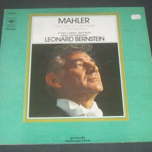 Mahler : Das lied von der Erde . Ludwig , Kollo . Bernstein CBS 76105 lp EX